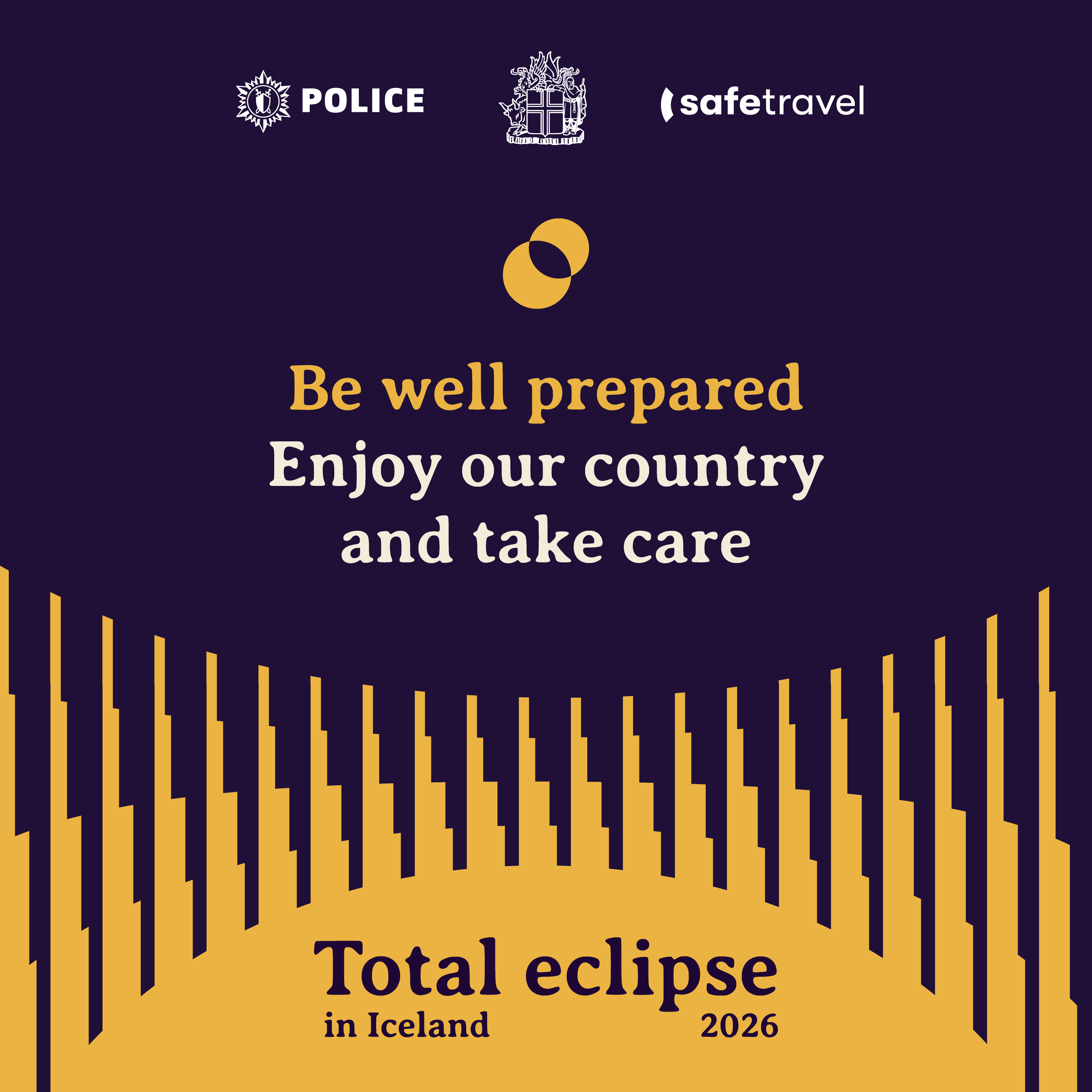 Official Icelandic government information about the total solar eclipse on 12 August 2026