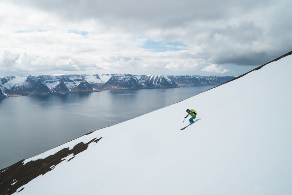 Arctic skiing in Arnarfjörður 