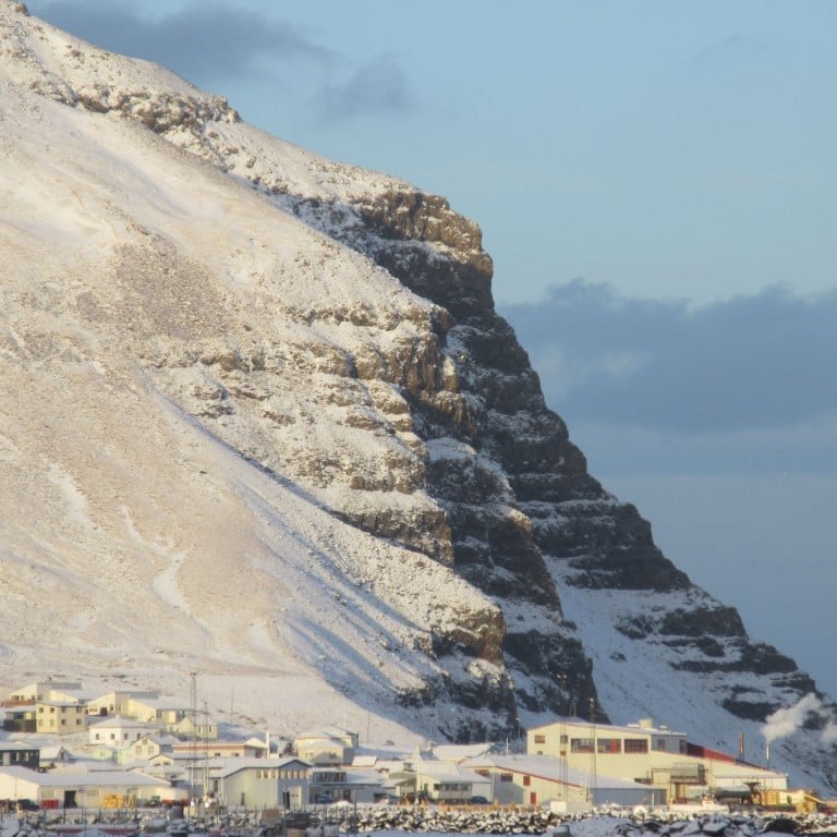 Bolungarvík and the bird cliffs above