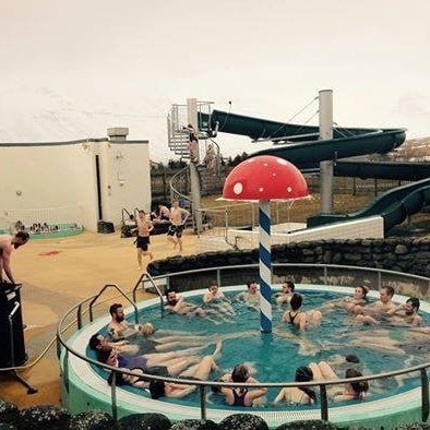 The swimming pool in Bolungarvík