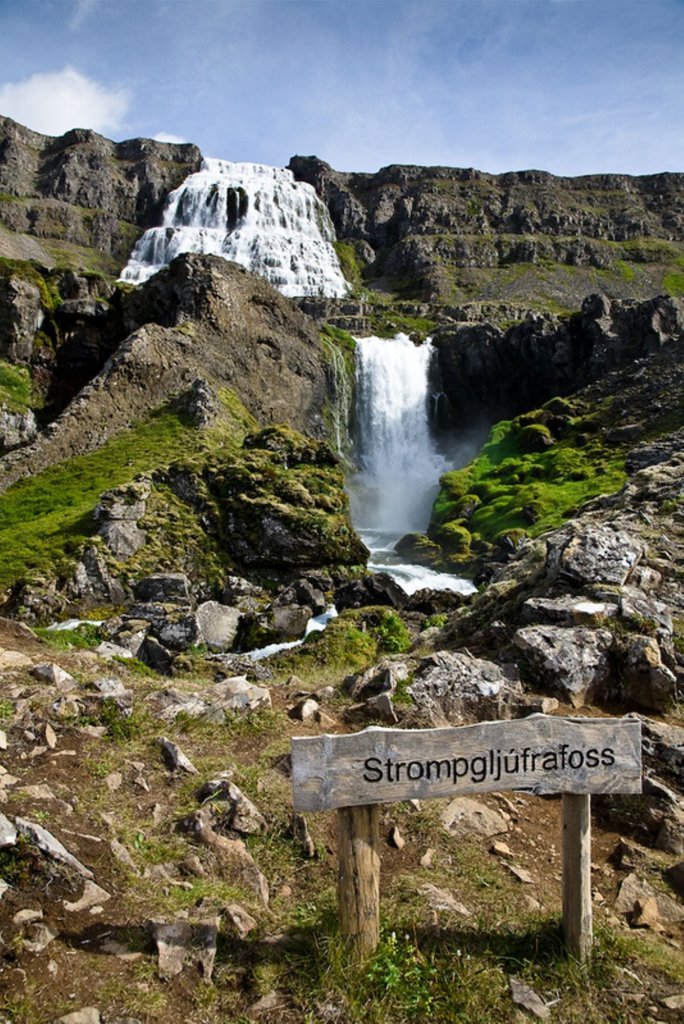 Dynjandi waterfall