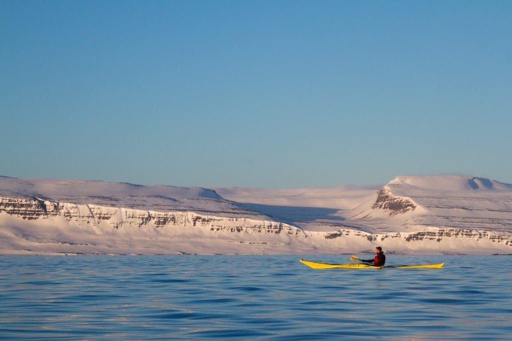 Kayaking in Ísafjarðardjúp