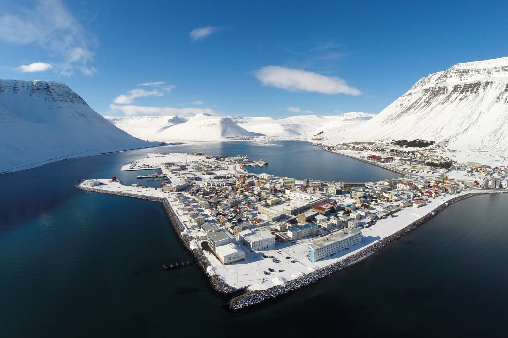 Ísafjörður in winter