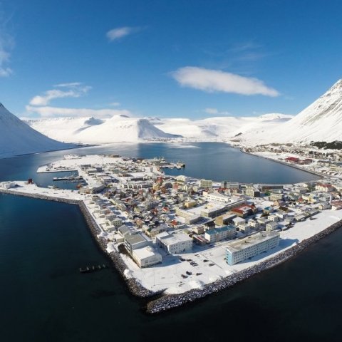 Ísafjörður in winter