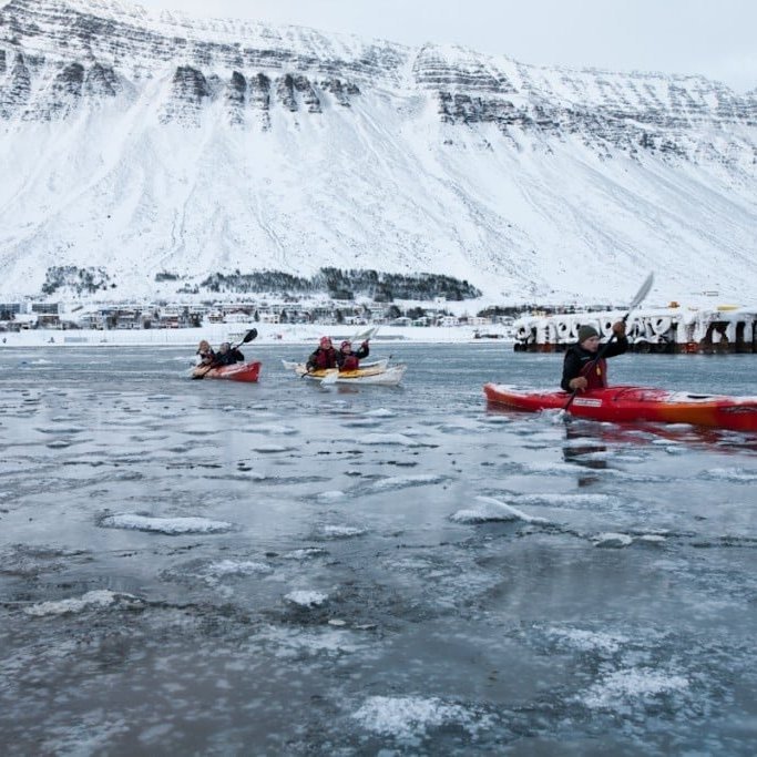 Kayaking in Ísafjörður