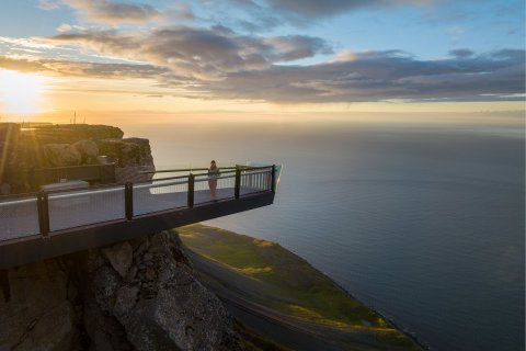 Amazing Views from the Edge of Iceland.
Photo: Haukur Sigurðsson