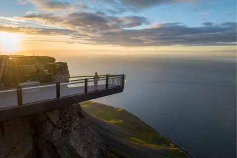 Amazing Views from the Edge of Iceland.
Photo: Haukur Sigurðsson